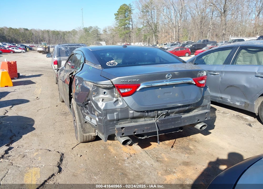 2017 NISSAN MAXIMA VIN: 1N4AA6APXHC447502