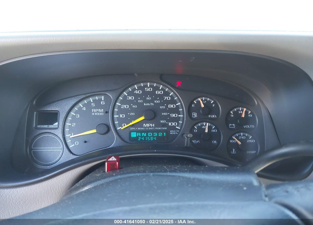 2001 CHEVROLET SILVERADO 1500 LT VIN: 2GCEK19T711347253
