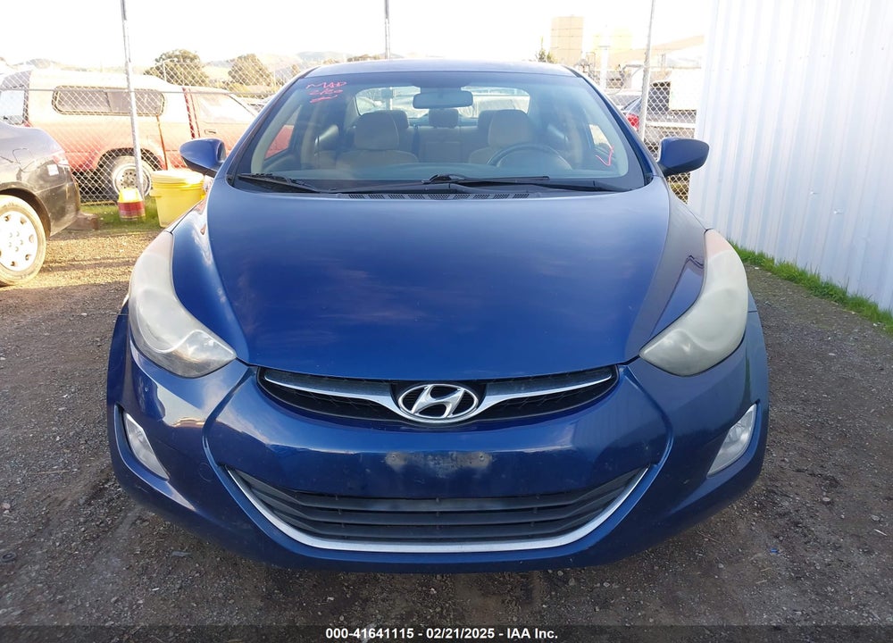 2013 HYUNDAI ELANTRA VIN: KMHDH4AE6DU877355