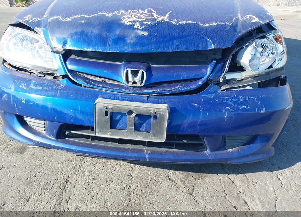 2004 HONDA CIVIC VP VIN: 2HGES16364H638229