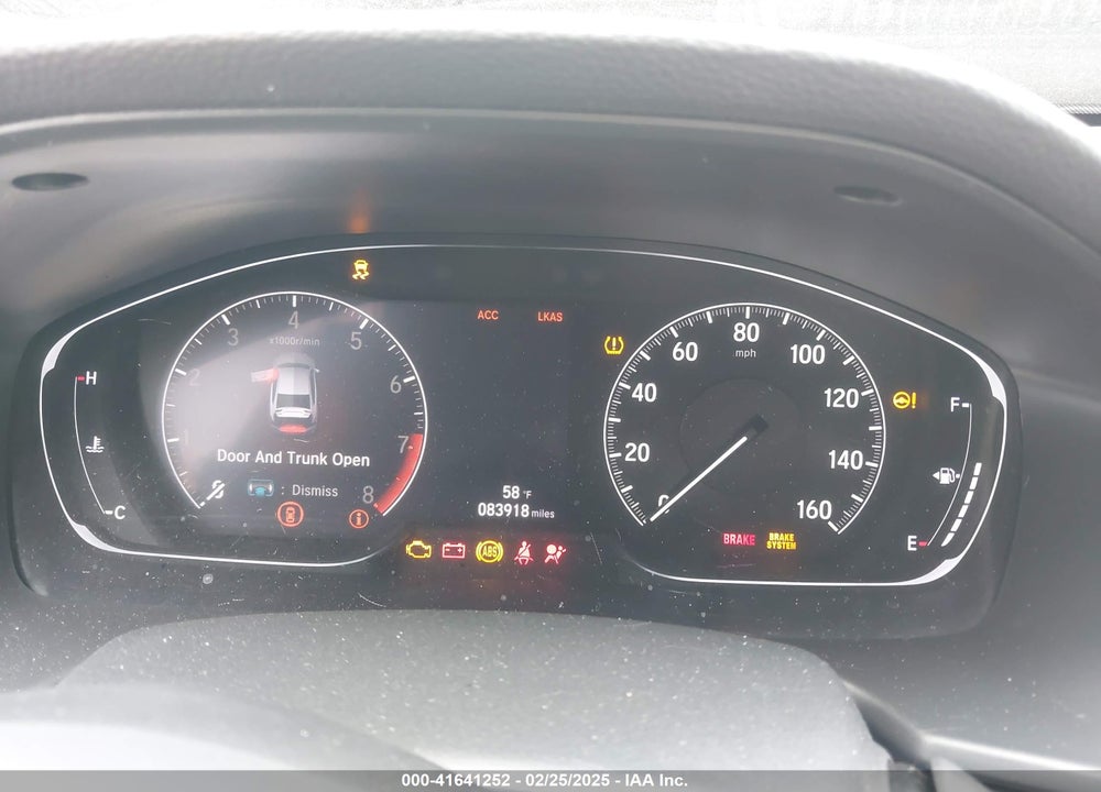 2019 HONDA ACCORD VIN: 1HGCV2F9XKA018665