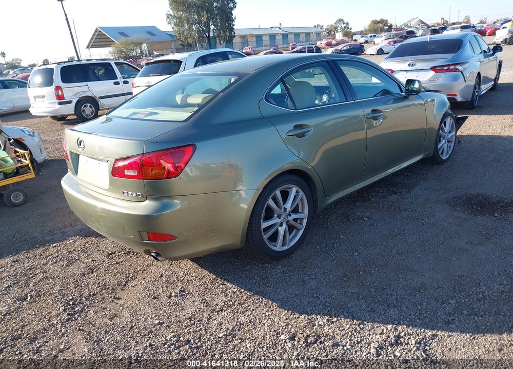 2006 LEXUS IS 250 VIN: JTHBK262065024140