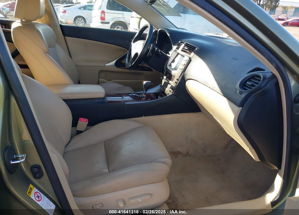 2006 LEXUS IS 250 VIN: JTHBK262065024140