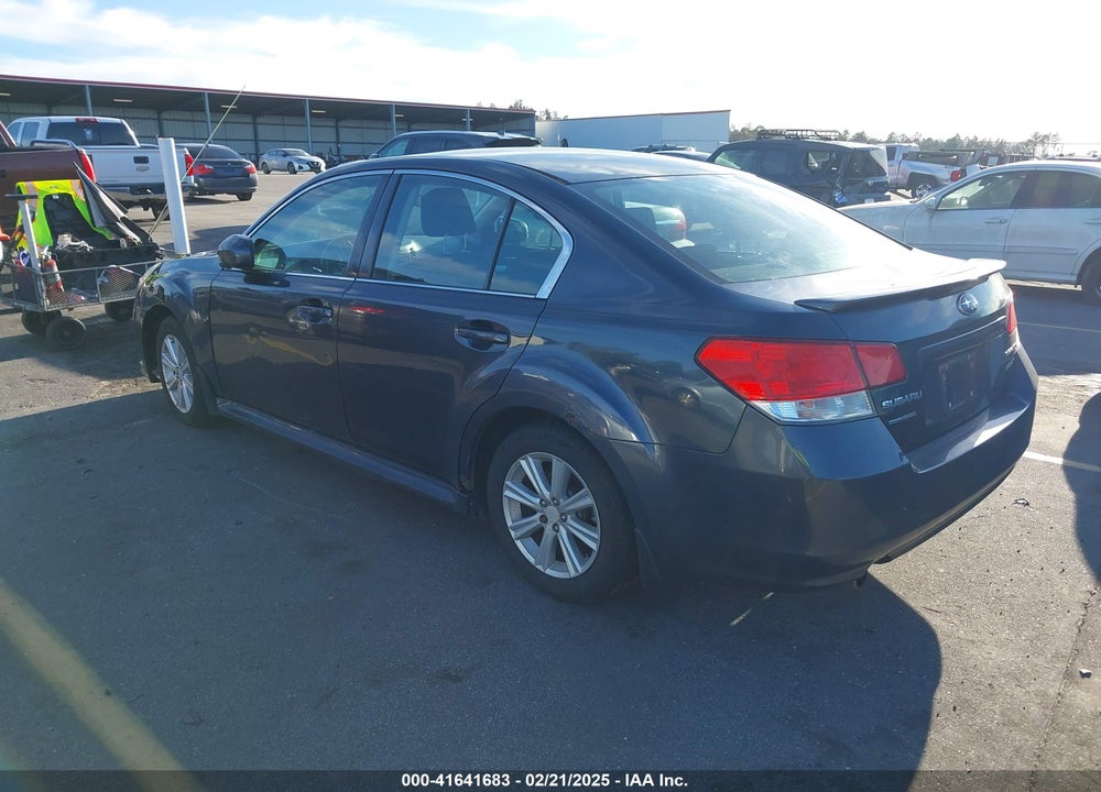 2011 SUBARU LEGACY VIN: 4S3BMBG61B3262355