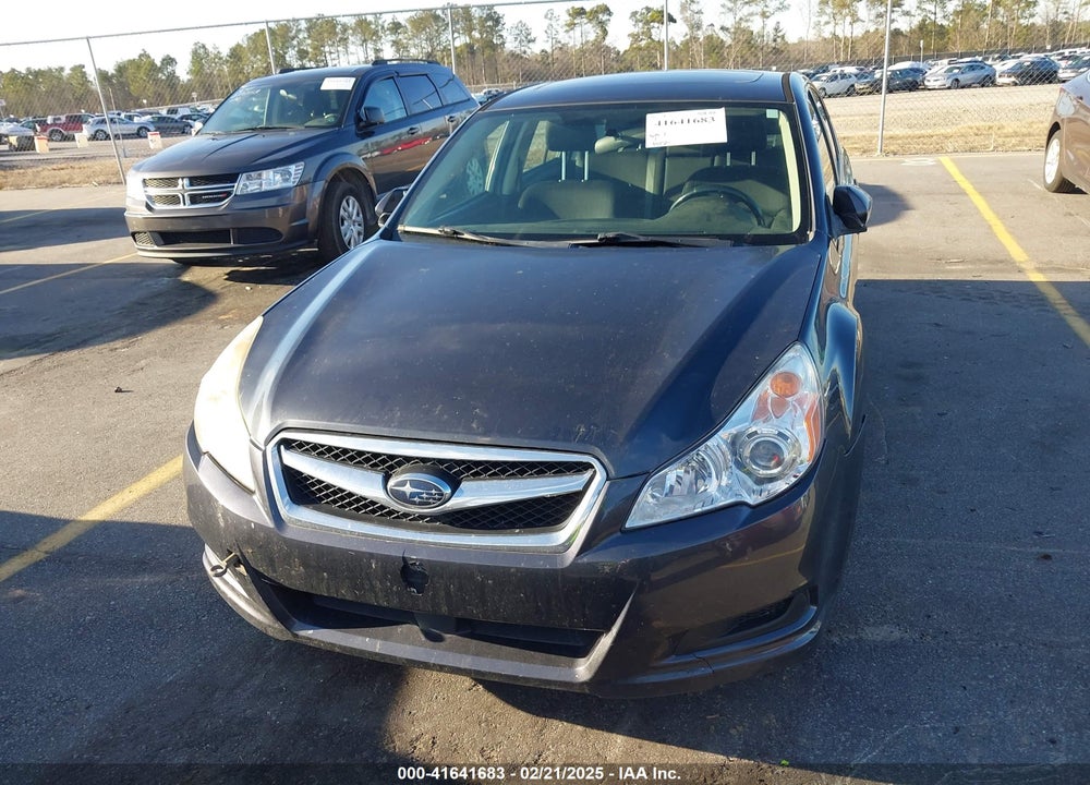 2011 SUBARU LEGACY VIN: 4S3BMBG61B3262355