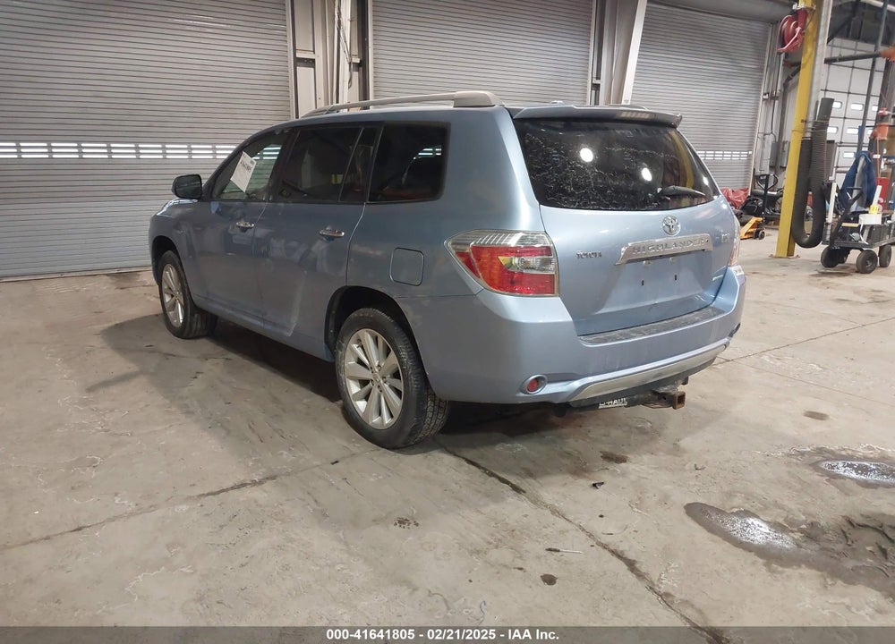 2009 TOYOTA HIGHLANDER HYBRID LIMITED VIN: JTEEW44A592026718