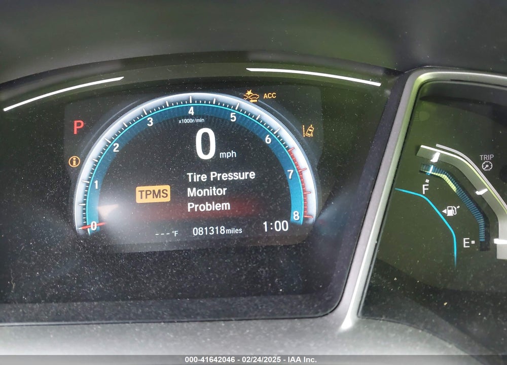 2019 HONDA CIVIC EX VIN: 19XFC1F39KE019925