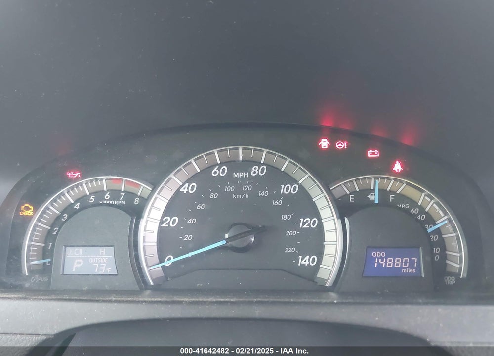 2012 TOYOTA CAMRY VIN: 4T1BF1FK7CU610783