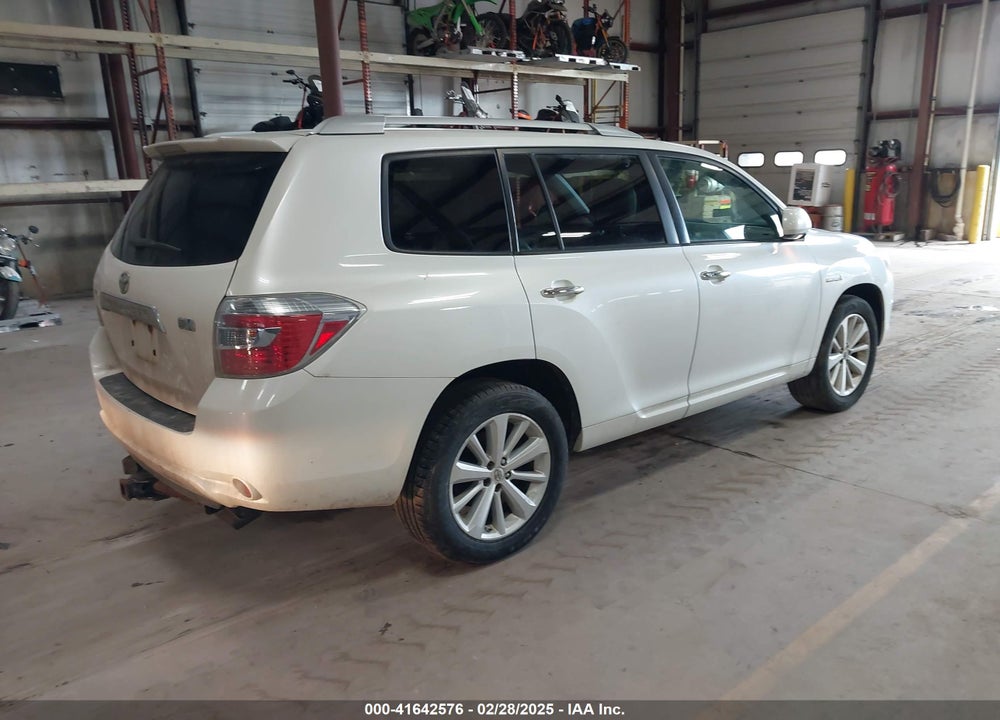2008 TOYOTA HIGHLANDER HYBRID VIN: JTEEW41A682003158