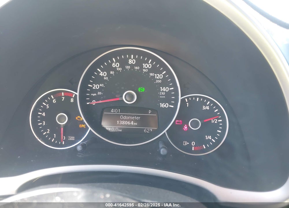 2012 VOLKSWAGEN BEETLE VIN: 3VWJX7AT9CM627862