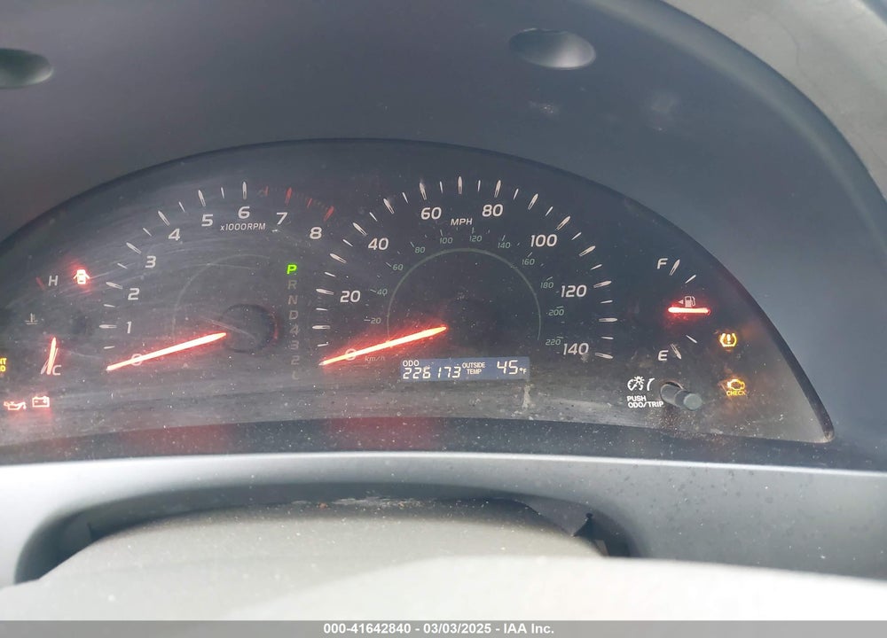 2007 TOYOTA CAMRY VIN: JTNBE46K873070411