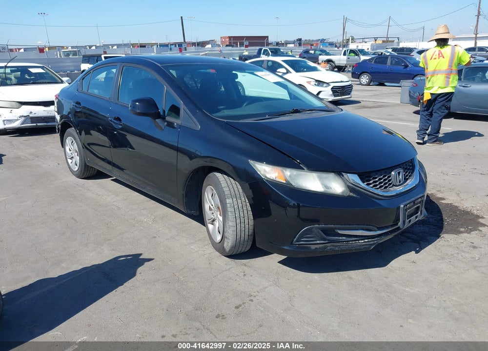 2013 HONDA CIVIC LX VIN: 19XFB2F51DE236625