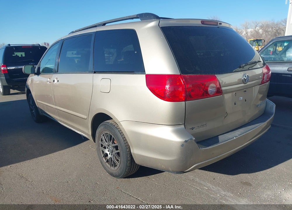 2009 TOYOTA SIENNA LE VIN: 5TDZK23C19S260923