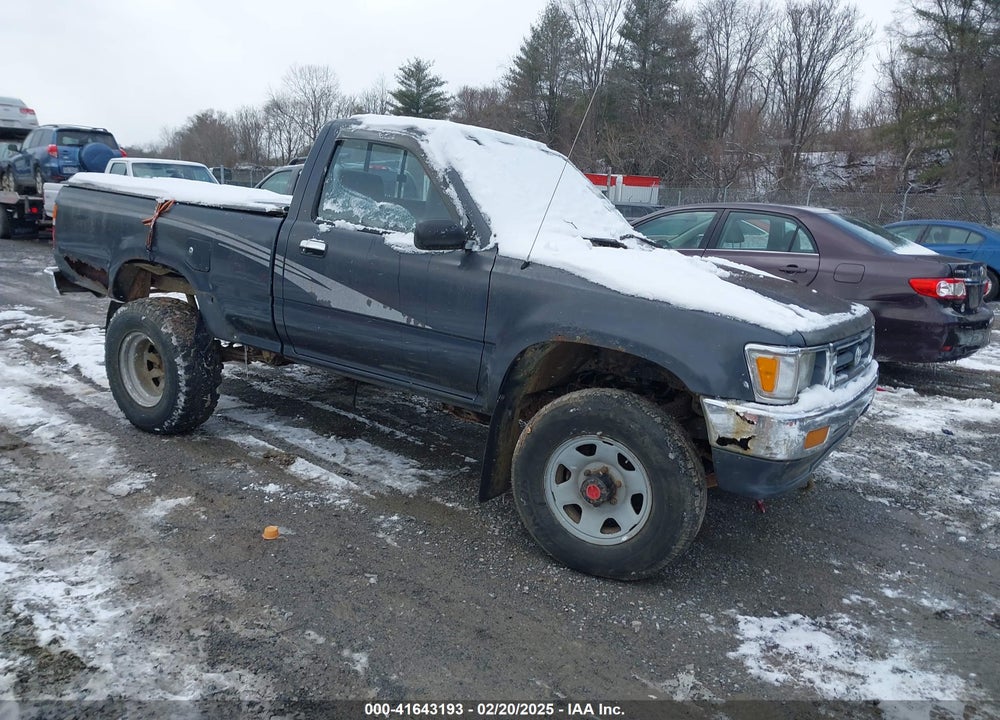 1993 TOYOTA PICKUP 1/2 TON SHORT WHLBSE DX VIN: 4TARN01PXPZ133421