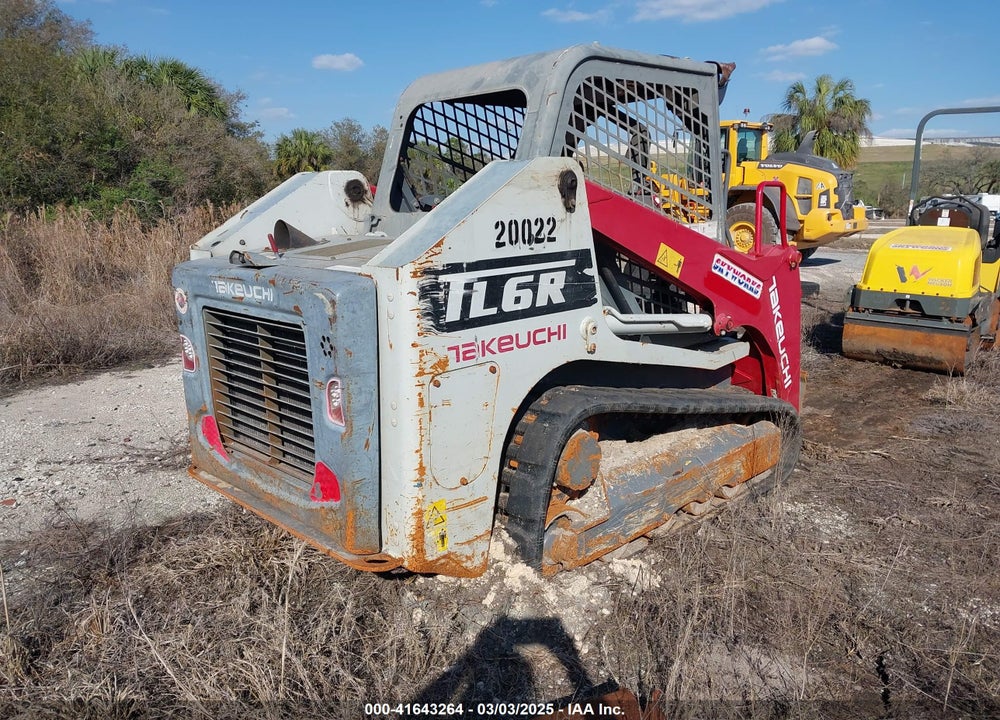 2019 TAKEUCHI TL6 TRACK LOADER VIN: 406001097