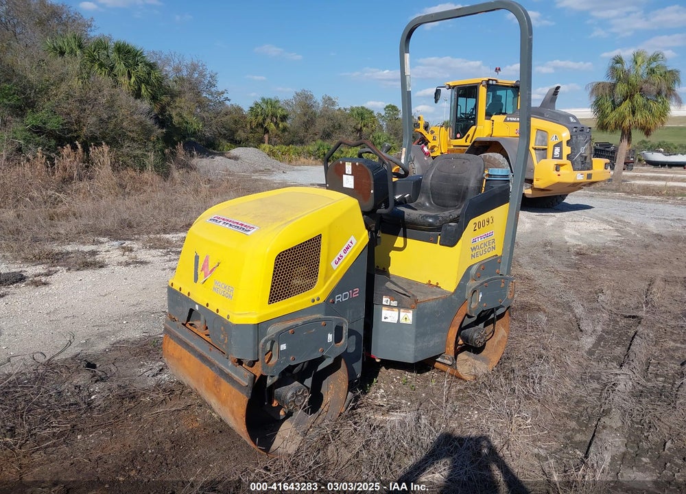 2019 WACKER RD12A-90 DOUBLE DRUM ROLLER VIN: WNCRD12AHPUM00752