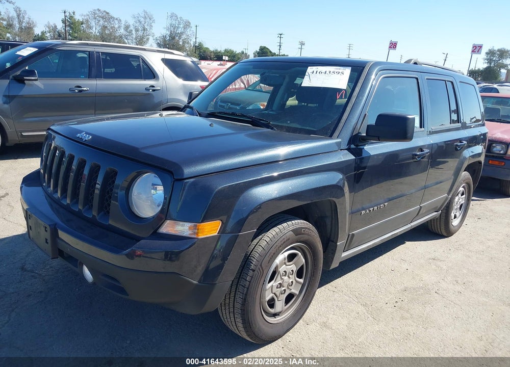 2014 JEEP PATRIOT SPORT VIN: 1C4NJPBBXED848431