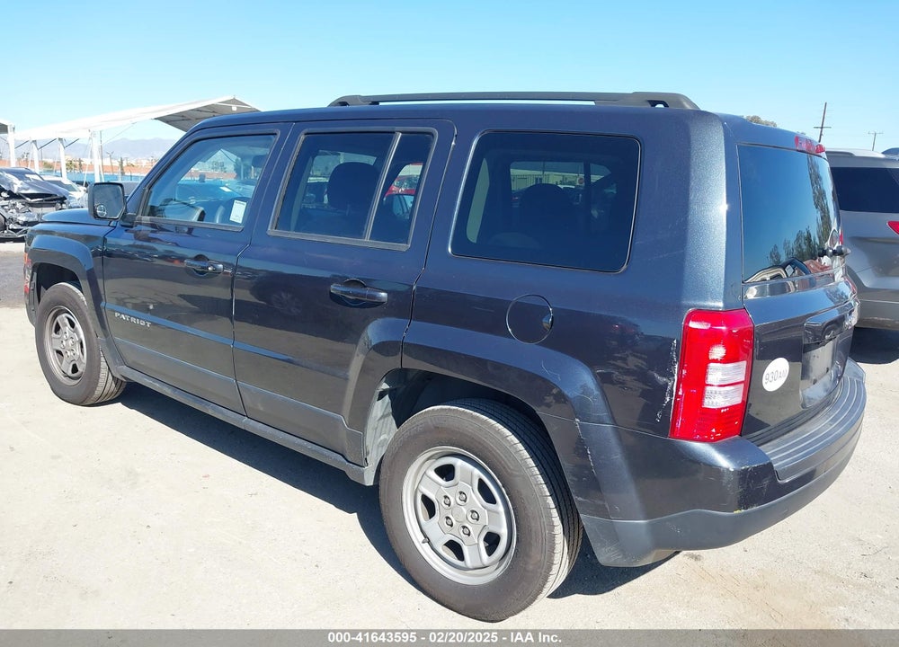 2014 JEEP PATRIOT SPORT VIN: 1C4NJPBBXED848431