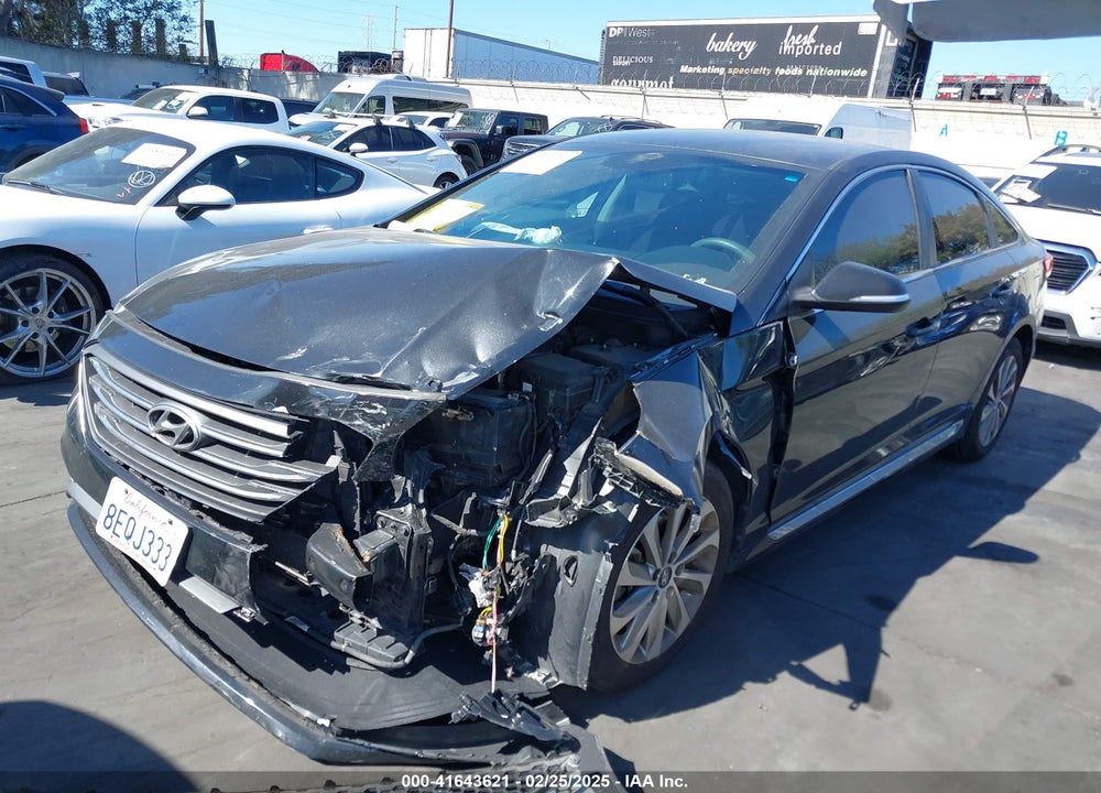 2017 HYUNDAI SONATA VIN: 5NPE34AF8HH473389