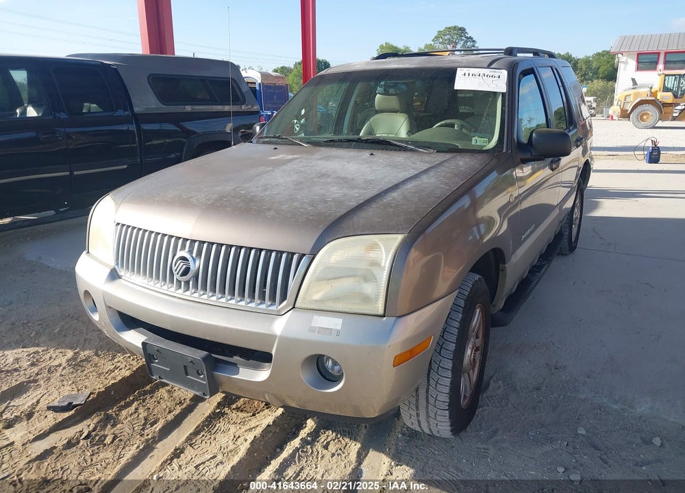 2002 MERCURY MOUNTAINEER VIN: 4M2DU86W62UJ34436