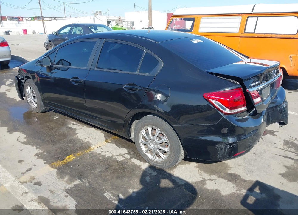2013 HONDA CIVIC LX VIN: 19XFB2F53DE274535