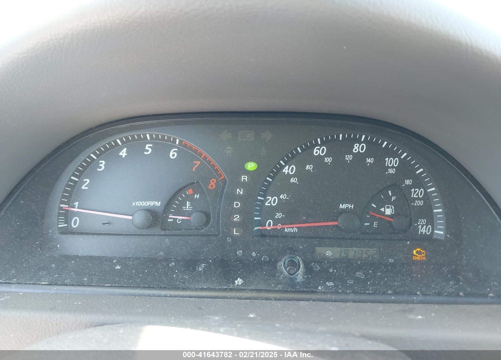 2002 TOYOTA CAMRY LE VIN: 4T1BE32K12U538711