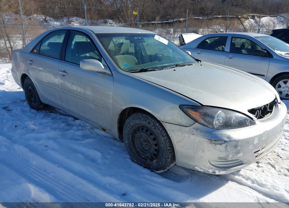 2002 TOYOTA CAMRY LE VIN: 4T1BE32K12U538711