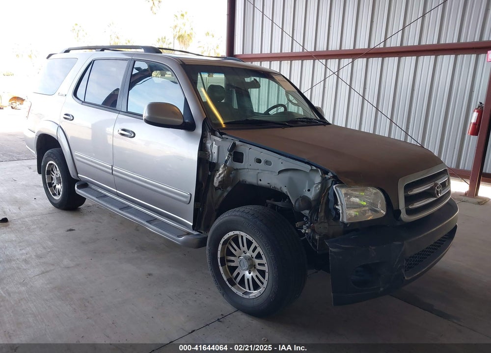 2002 TOYOTA SEQUOIA LIMITED V8 VIN: 5TDBT48A72S078764