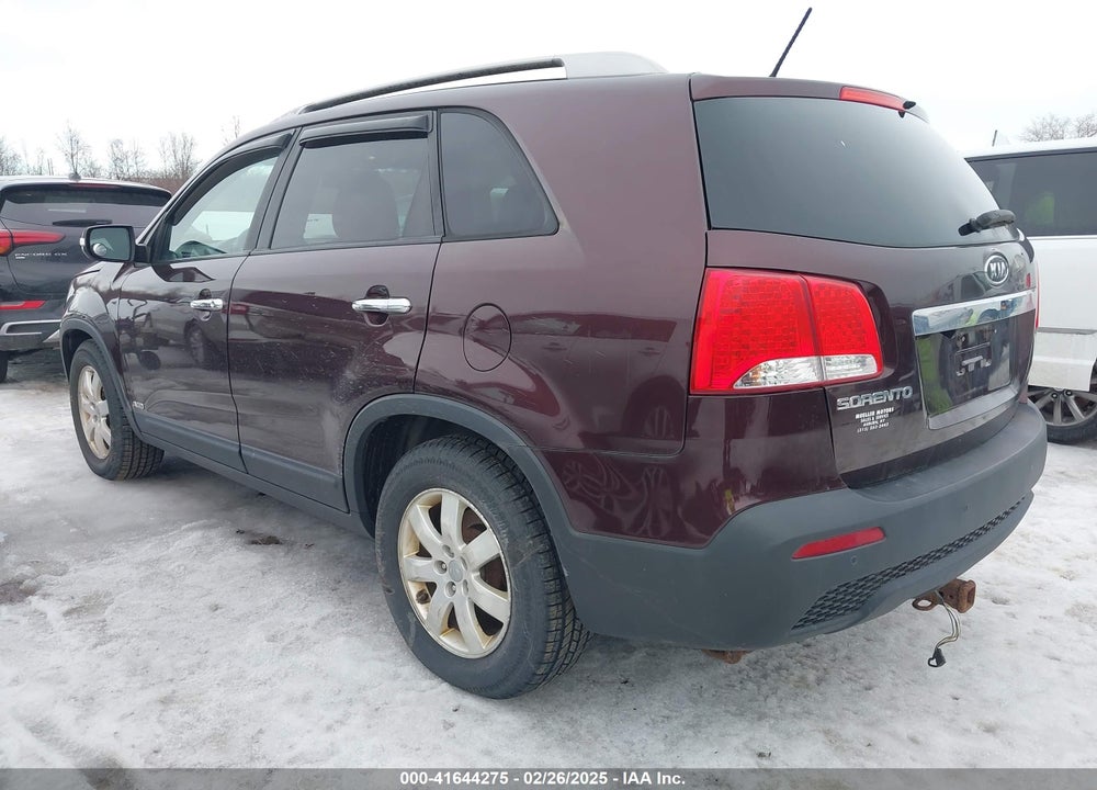 2012 KIA SORENTO LX V6 VIN: 5XYKTDA27CG286497