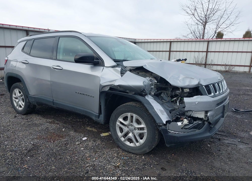 2018 JEEP COMPASS SPORT 4X4 VIN: 3C4NJDAB3JT339124