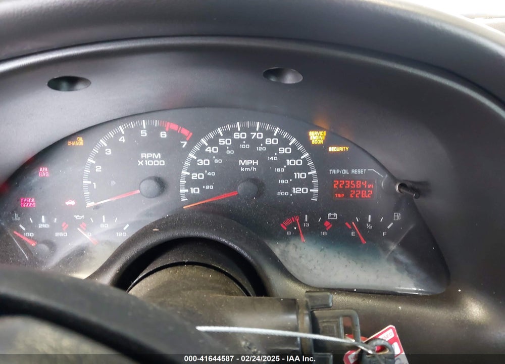 2002 CHEVROLET CAMARO VIN: 2G1FP22K722101224