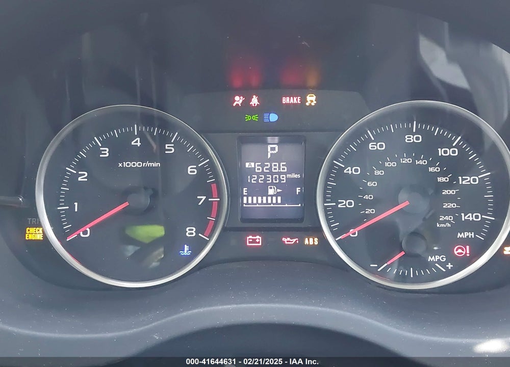 2016 SUBARU CROSSTREK 2.0I PREMIUM VIN: JF2GPABC7G8267625