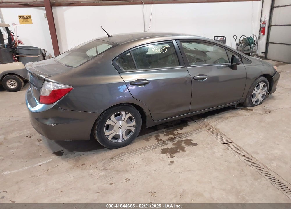 2012 HONDA CIVIC HYBRID VIN: JHMFB4F25CS009868