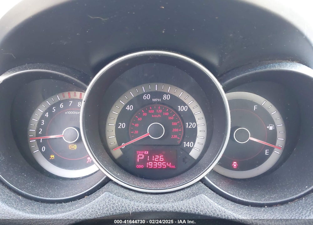 2012 KIA FORTE VIN: KNAFU4A28C5632173