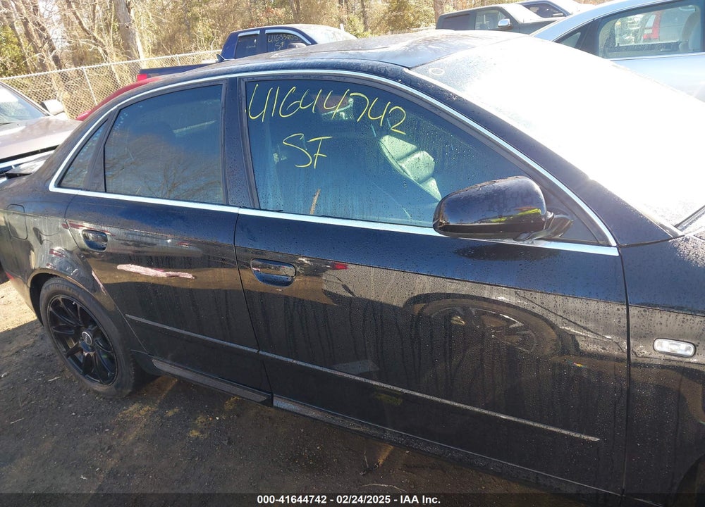2008 AUDI A4 VIN: WAUDF78EX8A022339