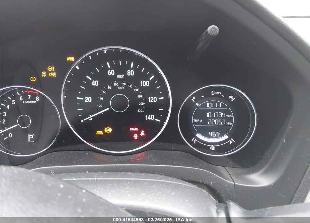 2019 HONDA HR-V VIN: 3CZRU6H33KG703033