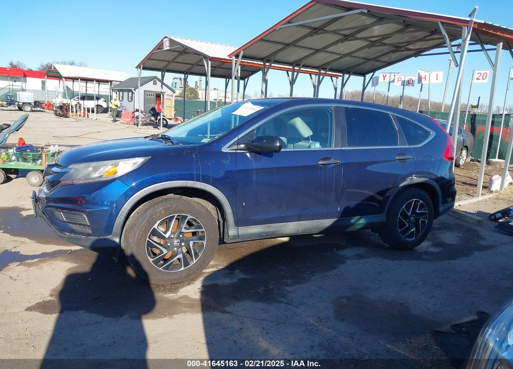 2016 HONDA CR-V SE VIN: 2HKRM4H45GH707165