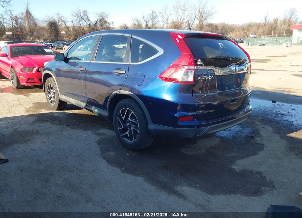 2016 HONDA CR-V SE VIN: 2HKRM4H45GH707165