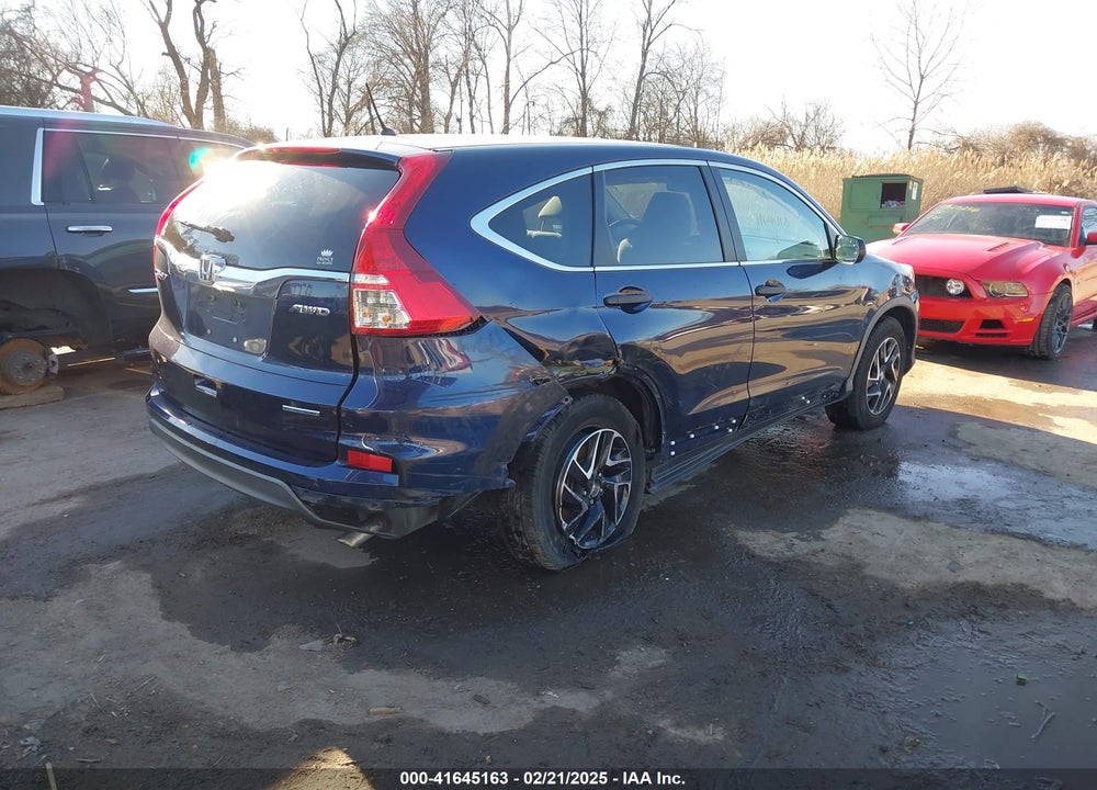 2016 HONDA CR-V SE VIN: 2HKRM4H45GH707165