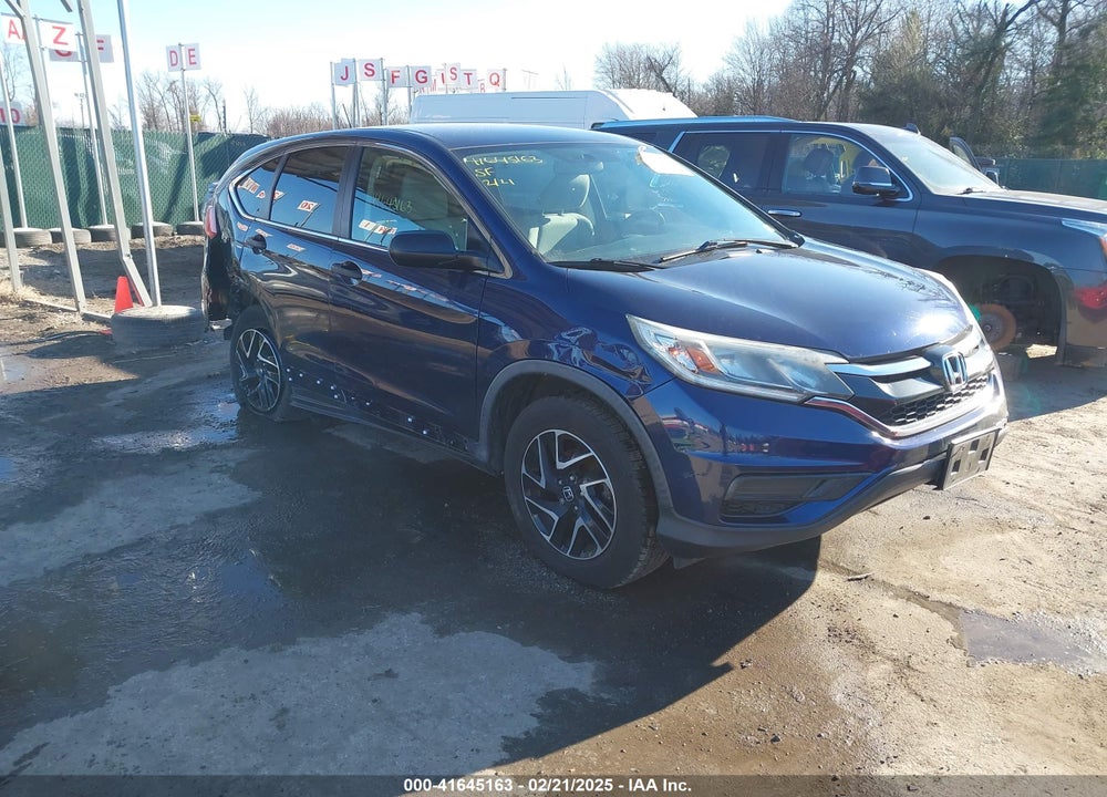 2016 HONDA CR-V SE VIN: 2HKRM4H45GH707165