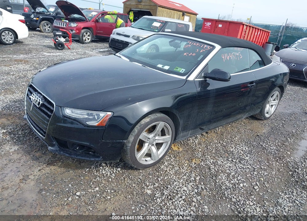 2013 AUDI A5 2.0T PREMIUM VIN: WAUVFAFH6DN002171