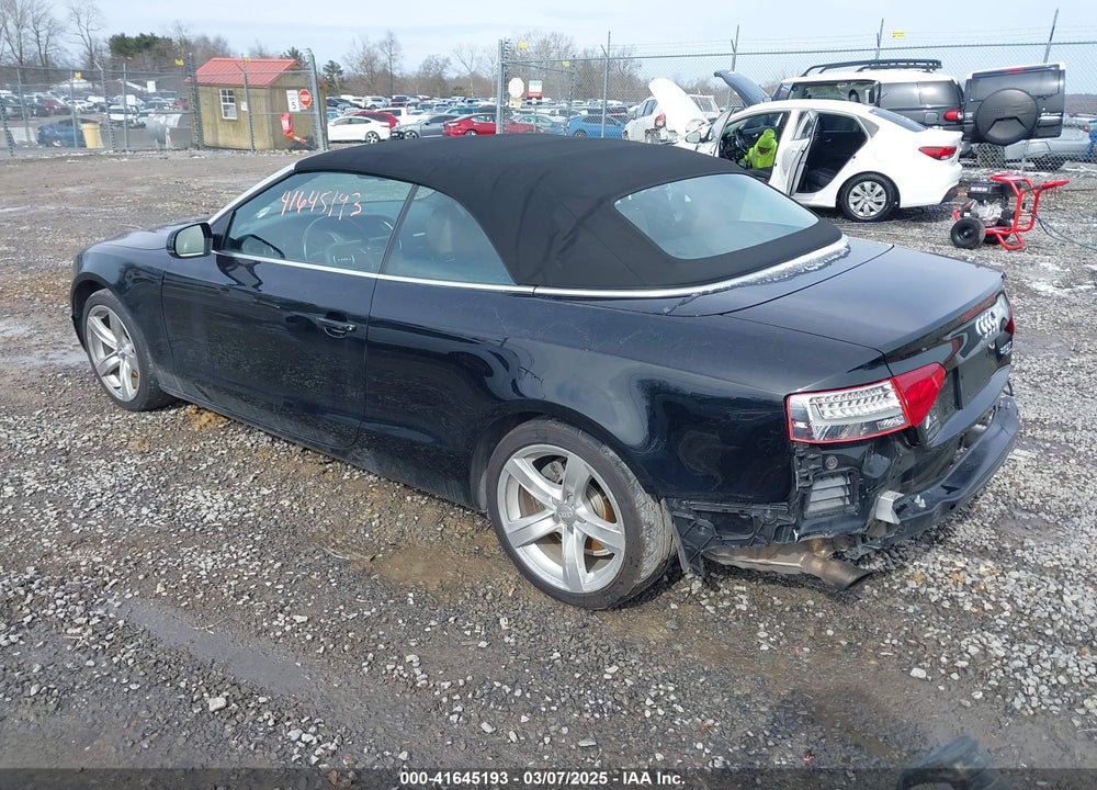 2013 AUDI A5 2.0T PREMIUM VIN: WAUVFAFH6DN002171
