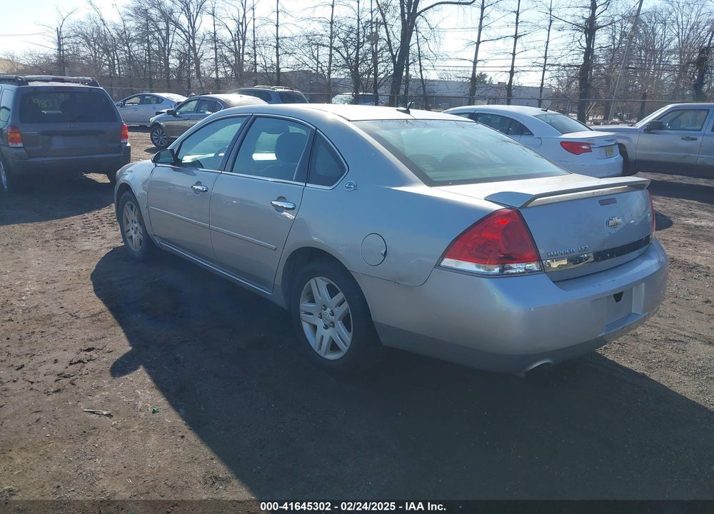 2007 CHEVROLET IMPALA LTZ VIN: 2G1WU58R079361655