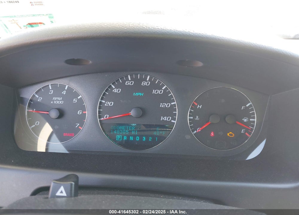 2007 CHEVROLET IMPALA LTZ VIN: 2G1WU58R079361655