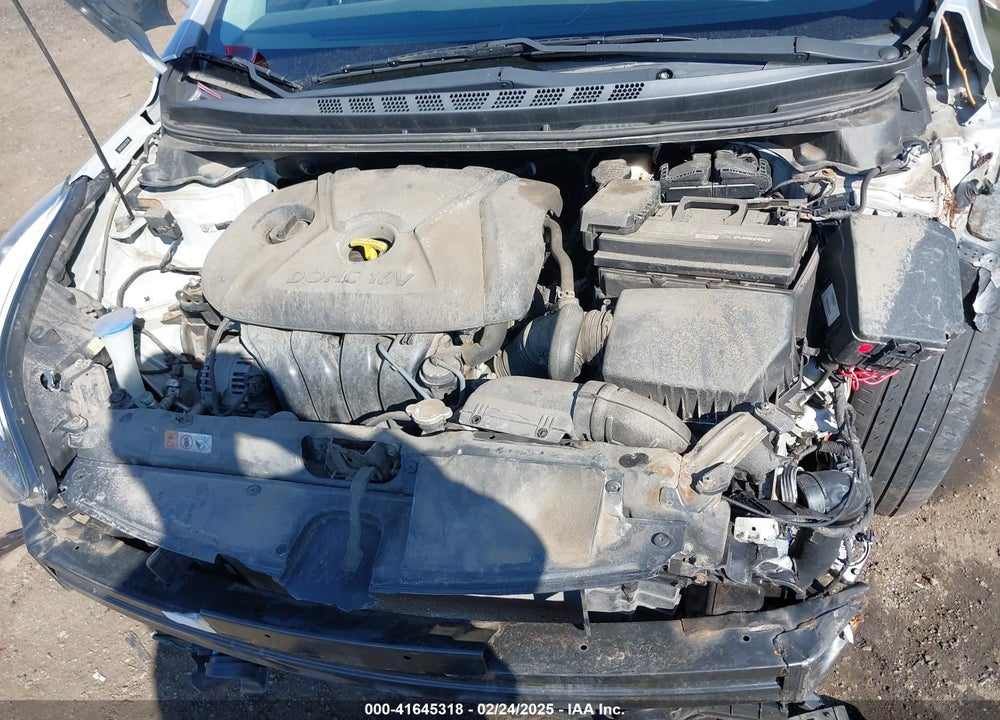 2016 HYUNDAI ELANTRA VIN: 5NPDH4AE8GH734796