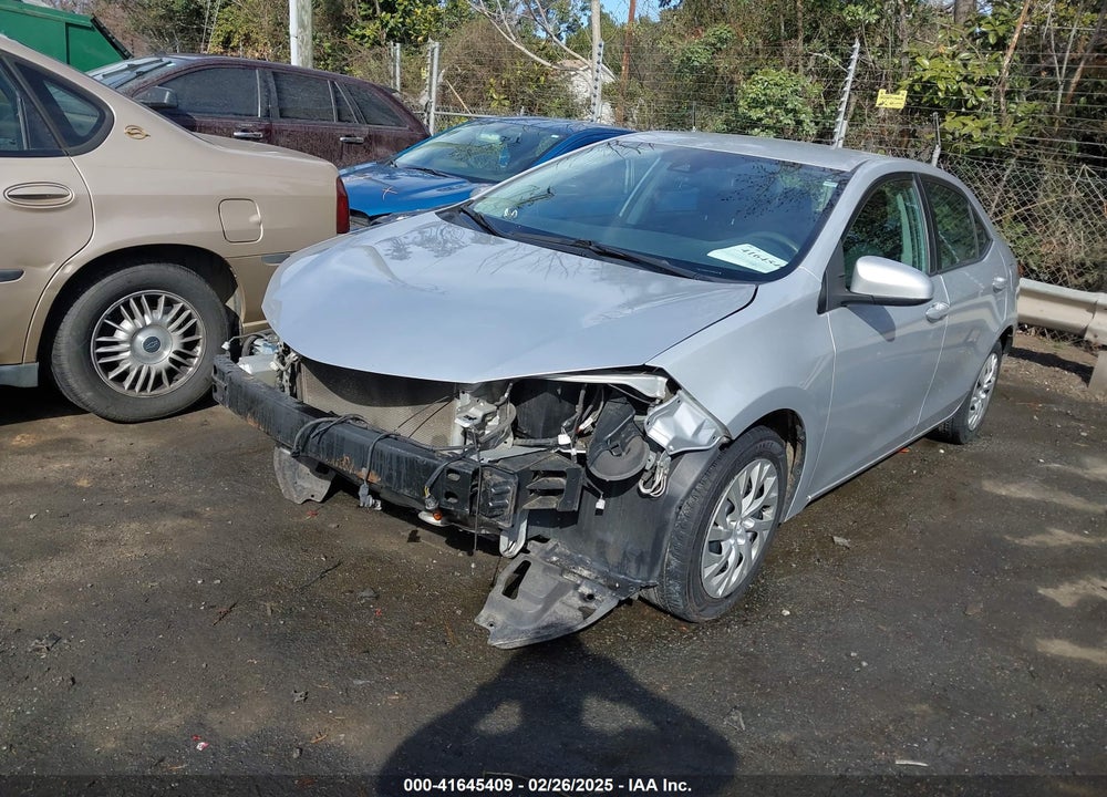 2019 TOYOTA COROLLA LE VIN: 2T1BURHE1KC156154