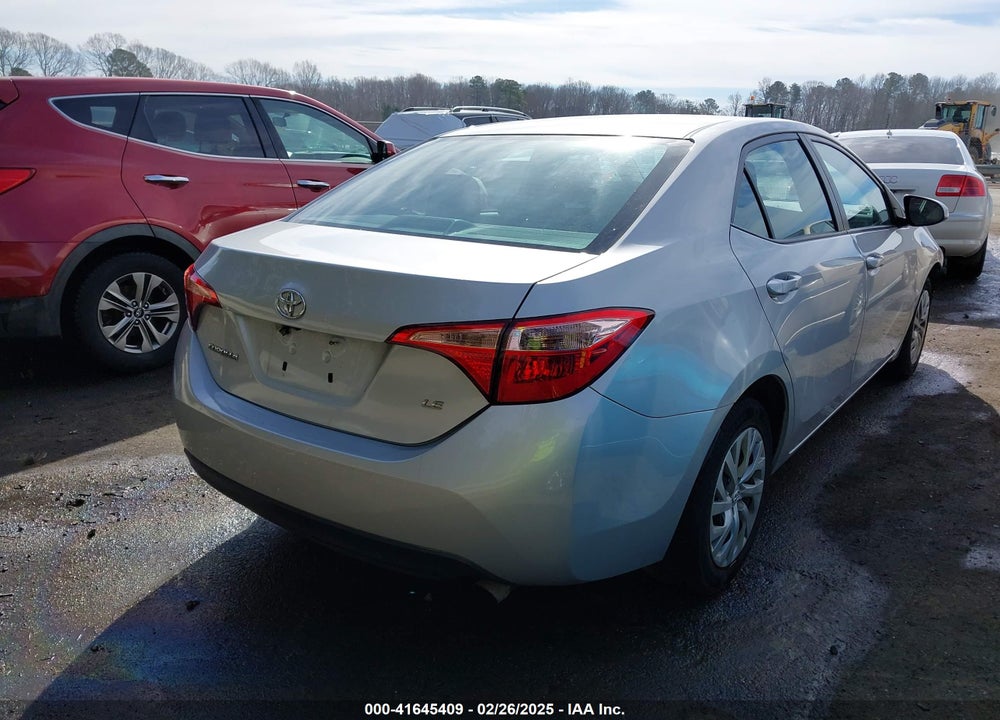 2019 TOYOTA COROLLA LE VIN: 2T1BURHE1KC156154