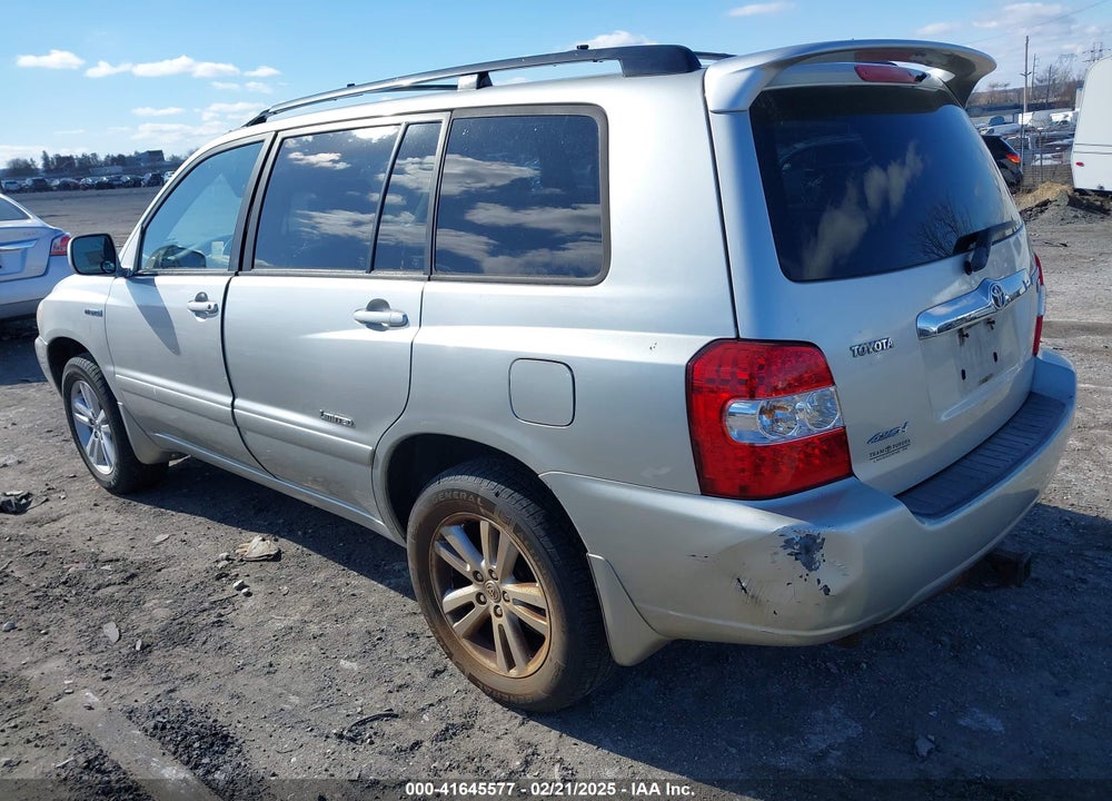 2007 TOYOTA HIGHLANDER HYBRID LIMITED V6 VIN: JTEEW21A570046792