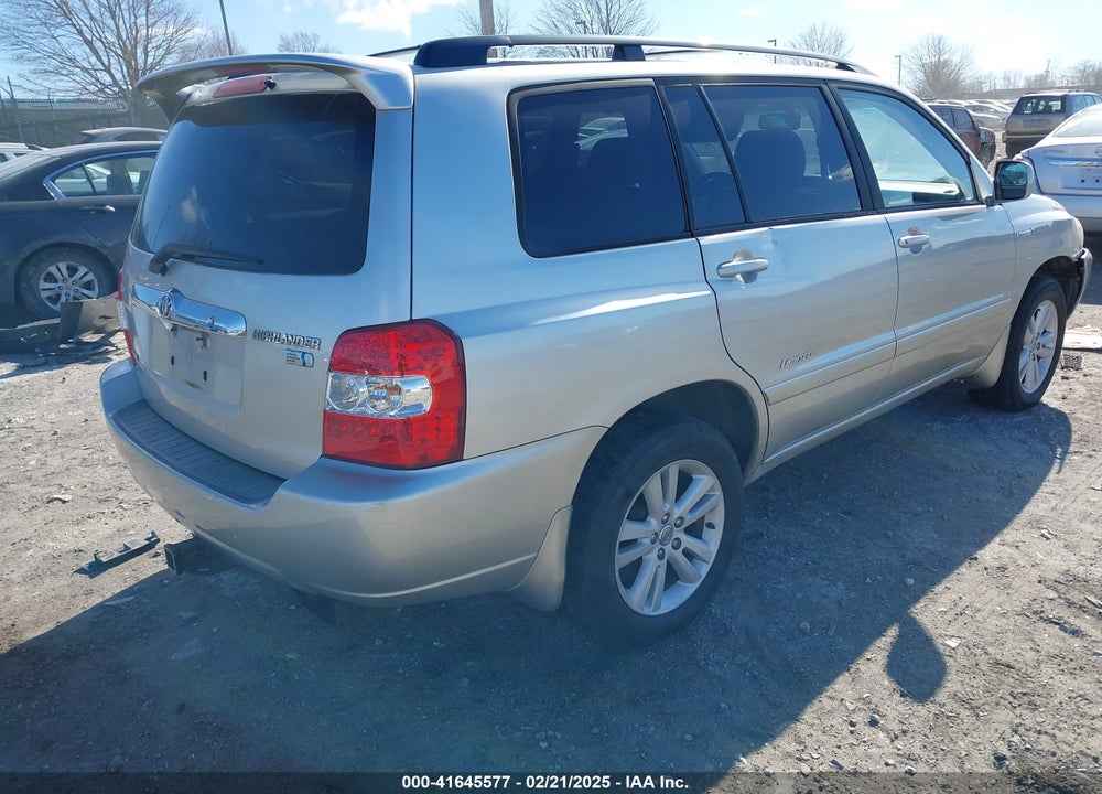2007 TOYOTA HIGHLANDER HYBRID LIMITED V6 VIN: JTEEW21A570046792
