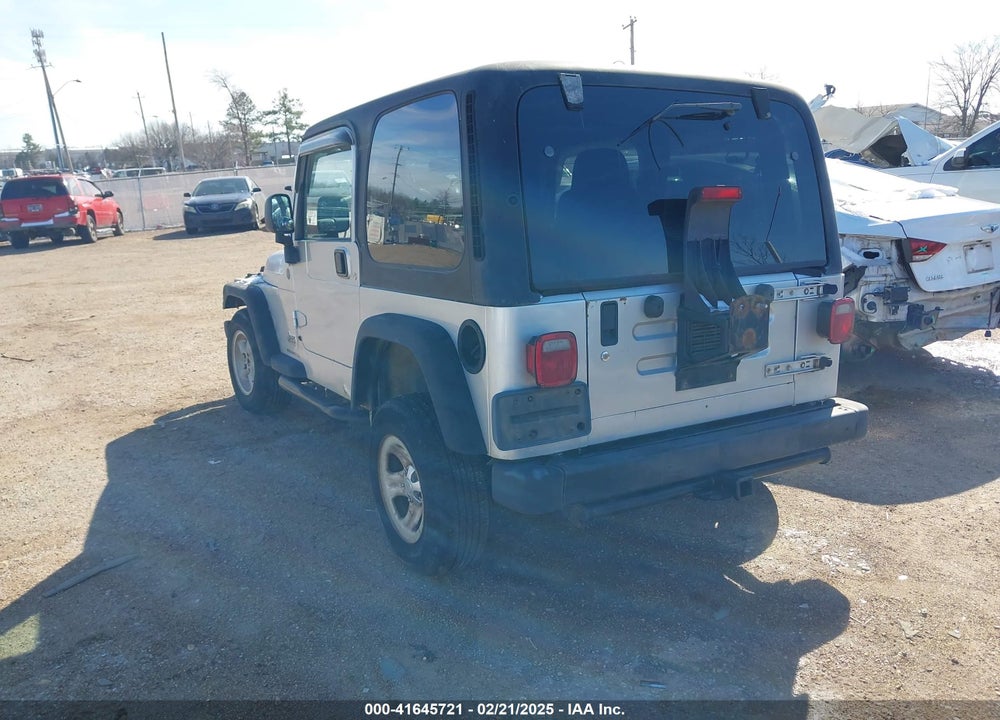 2004 JEEP WRANGLER SPORT RHD VIN: 1J4F449SX4P780560
